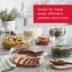 thumbnail image 4 of Juego de 10 recipientes Rubbermaid Premier para almacenamiento de alimentos, color gris, 4 of 6