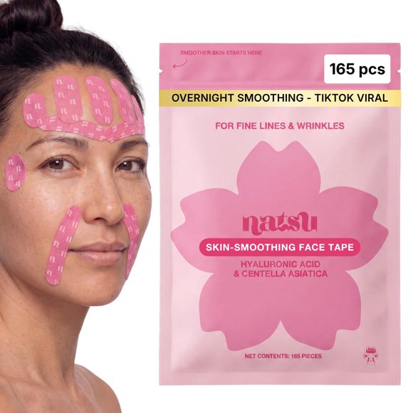 Cintas Faciales Natsu 165 piezas Ácido Hialurónico Centella