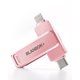 thumbnail image 1 of Memoria USB BLANBOK+ certificada MFi de 256 GB para iPhone, rosa, 1 of 9