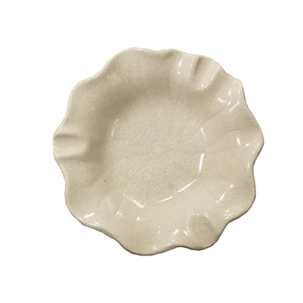 Bandeja De Cerámica Para Servir, Difusor Ligero, Placa De Cerámica, Bandeja Duradera Para Joyería, Color Blanco