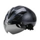 thumbnail image 1 of Casco De Bicicleta Visera Protectora Extraíble Cómodo Casco De Ciclismo A Prueba De Golpes Negro Gris, 1 of 3