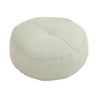 Magideal - Cojín De Suelo Redondo Para Asiento, Cojín De Meditación Pequeño De Primera Calidad, Almohada De Suelo Para Meditación Para Yoga, Sofá, Cama, Dormitor Blanco