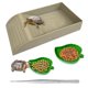 thumbnail image 1 of Plato para tortugas NGORAY con rampa y plataforma para tomar el sol, 1 of 6