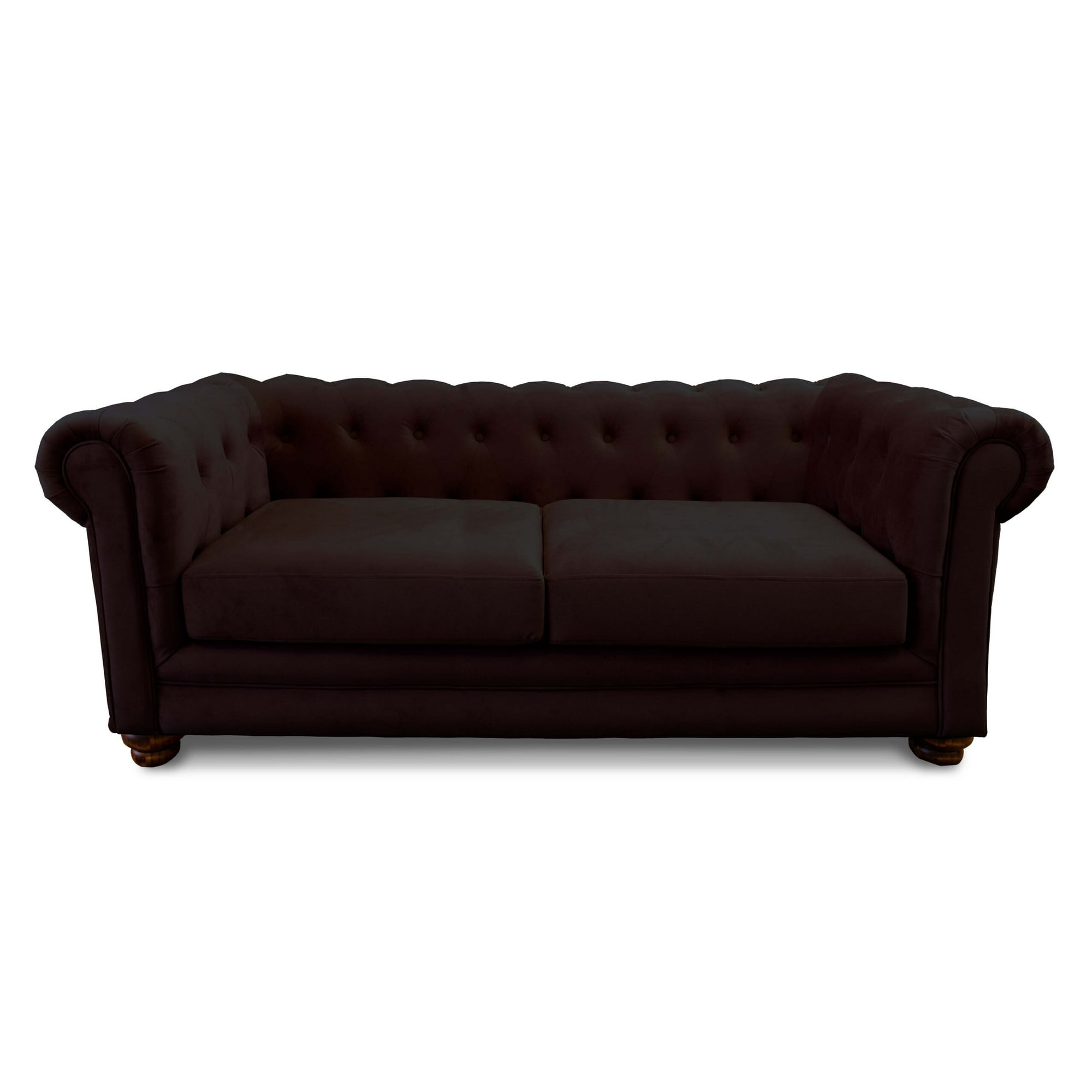 Latam Home - Sofa Florencia 3c Tela Velvet Chocolate