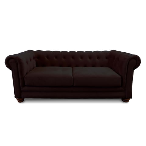 Latam Home - Sofa Florencia 3C Tela Velvet Chocolate
