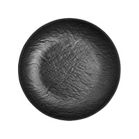 Kulsan - Plato Melamina Negra 26 Cm Línea Tilda