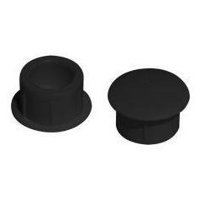 Tapa Tornillo 10 Mm Negro Bolsa 500 Un Dvp