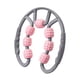 thumbnail image 4 of Rodillo Muscular Para Piernas, 7 Ruedas, Herramienta De Masaje Corporal Completo Para Codo De Golfista, Yoga, Gris Y Rosa, 4 of 5