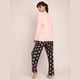 thumbnail image 2 of Pijama Crystal Velvet con bordado de gato 261555 - M, 2 of 3