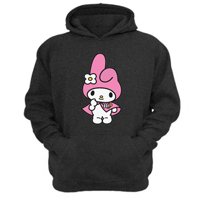 Genérico - Polerón Canguro Melody Gris Oscuro Talla Xl Unisex