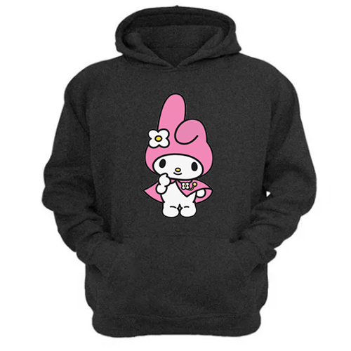 Genérico - Polerón Canguro Melody Gris Oscuro Talla Xl Unisex