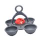 thumbnail image 4 of Temporizador Para Huevos Cocidos Para Cocinar Fácilmente Accesorios De Cocina Resistente Con Soporte Para Huevos Gris Rojo, 4 of 5