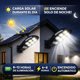 thumbnail image 3 of Foco Solar Led 400w Exterior Sensor Movimiento Ip66 Reflector Alta Potencia Patio Jardín Parcela, 3 of 10