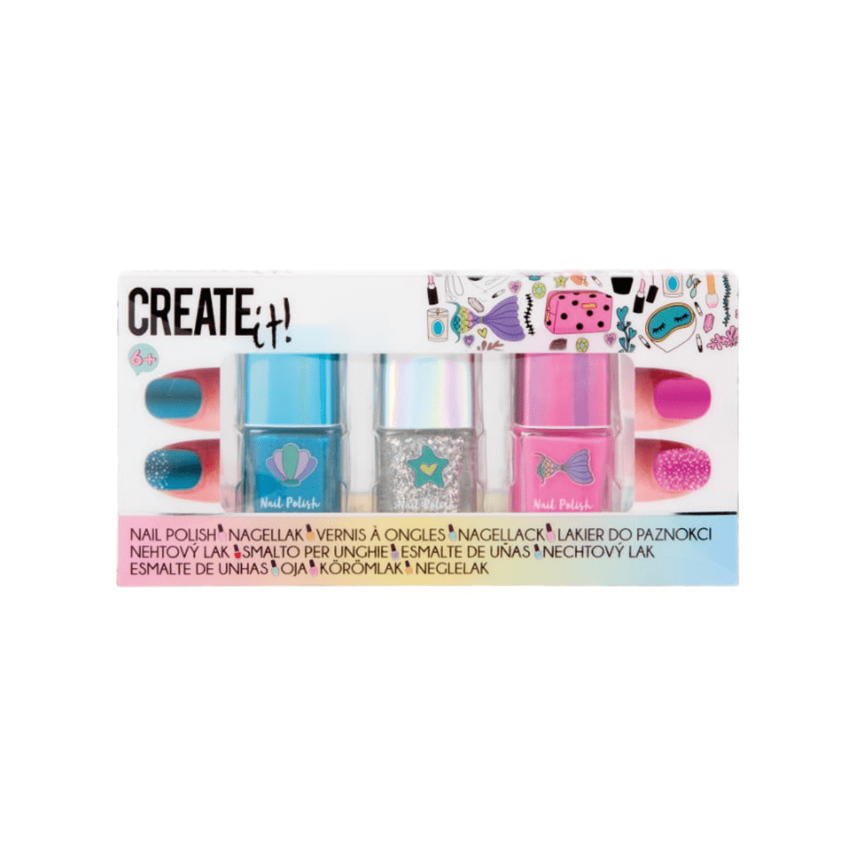 Set Esmalte De Uñas Colores Y Brillos Create It