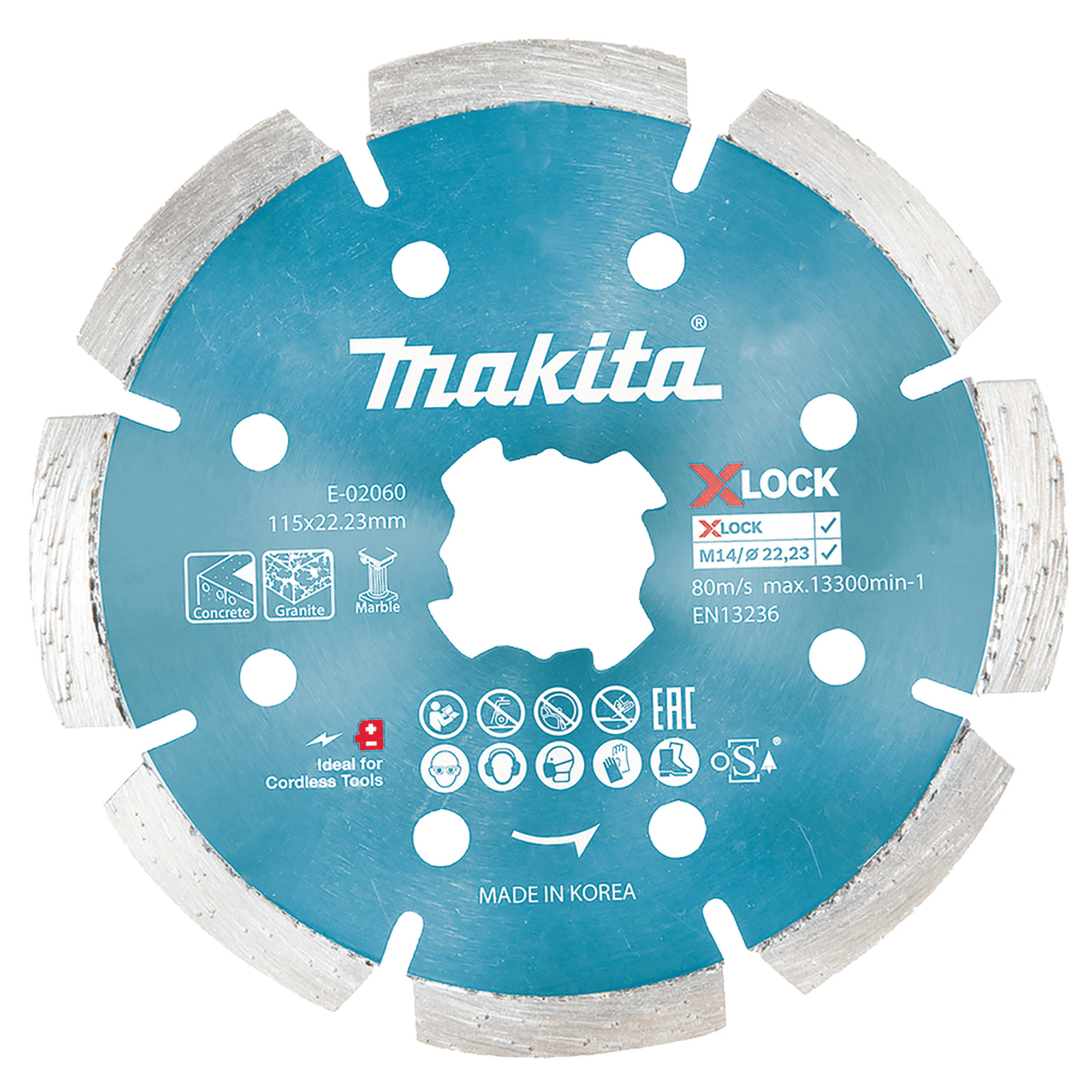 Makita - Disco Diamantado Segmentado 4 1 2 X Lock E 02060