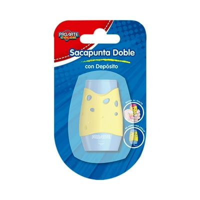 Sacapunta Doble Con Deposito Soft Proarte
