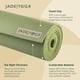 thumbnail image 3 of Esterilla de yoga JadeYoga Harmony, goma antideslizante, gruesa y duradera, 74 pulgadas, 3 of 9
