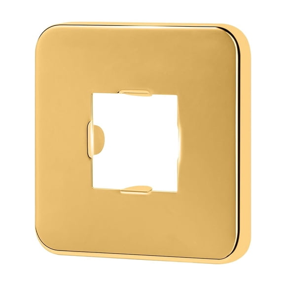 Brida para brazo de ducha BathAce de acero inoxidable dorado de 20,6 mm