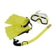 thumbnail image 3 of Conjunto De Snorkel Gafas De Natación Tubo De Respiración Ajustable Para Buceo De Verano Al Aire Libre Amarillo Eusize 30to35, 3 of 3