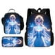 thumbnail image 1 of 3 pcs set Frozen Princess Elsa Child School Backpack with Lunch Bags ,Pencil Bags ,Cartoon School Bags for Boys Girls Best Gift, 1 of 3