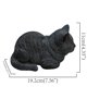 thumbnail image 5 of Figura Hi-Line Gift Serenity Snooze de poliresina negra, 19 x 11 x 11 cm, 5 of 5
