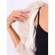 thumbnail image 5 of INSPIRE CHIC Chaqueta Bolero de Halloween para Mujer para Vestidos de Noche Boda Abierta Delantera Cortada Esponjosa Imitación de Piel XS Beige, 5 of 6