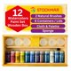 thumbnail image 1 of Set de acuarelas STOCKMAR 12 colores + pinceles en caja de madera, 1 of 9