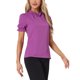 thumbnail image 4 of INSPIRE CHIC Blusas de Mujer de Color Sólido con Lazo en el Cuello, Mangas Cortas, para Regreso a Clases y Uso en el Trabajo, Magenta L, 4 of 6