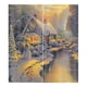 thumbnail image 4 of Cortina De Ventana Con Tema Navide?o Casa De Nieve - 170x200cm, 4 of 5