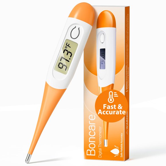 Termómetro Digital Boncare Naranja Rápido y Preciso