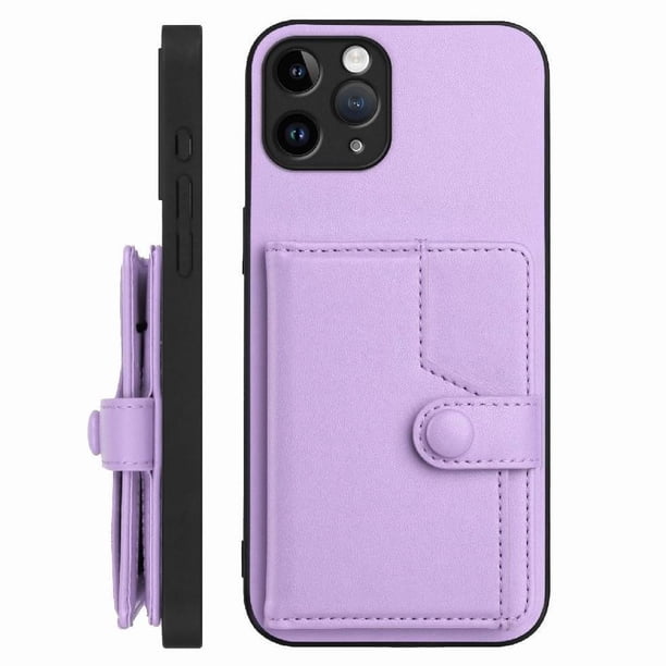 FOXDOCK Funda para iPhone 11 pro con Bloqueo RFID - Diseño Elegante con Cierre de Botón
