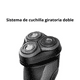 thumbnail image 2 of Máquina Afeitadora Eléctrica Inalámbrica Portátil Giratoria, 2 of 7