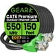 thumbnail image 1 of Cable Ethernet GearIt Cat6 de 150 pies para entierro directo en exteriores, 10 Gbps, 1 of 7