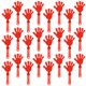 thumbnail image 1 of Baquetones de mano ZCYSRLQIN, 19 cm, plástico, rojo coral, 24 unidades, 1 of 7