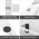 thumbnail image 4 of Estantes para armario DPZM 42‑69 cm blanco, paquete de 2, apilables, 4 of 6