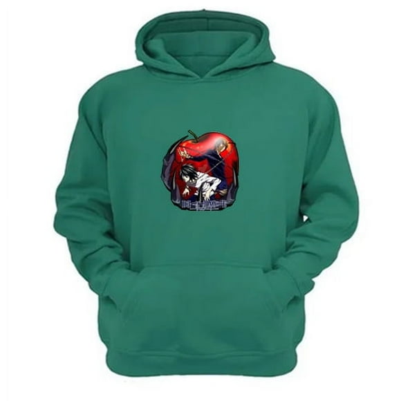 Polerón Canguro Death Note Verde Aguamarina Talla S Unisex