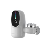 Xusx111 - Grifo De Calefacción Eléctrica, Grifo De Calentador De Agua Caliente Sin Tanque 110V Con Pantalla De Temperatura Led, Calentador De Agua Sin Tanque Instantáneo Para Grifo De Agua Del Grifo D