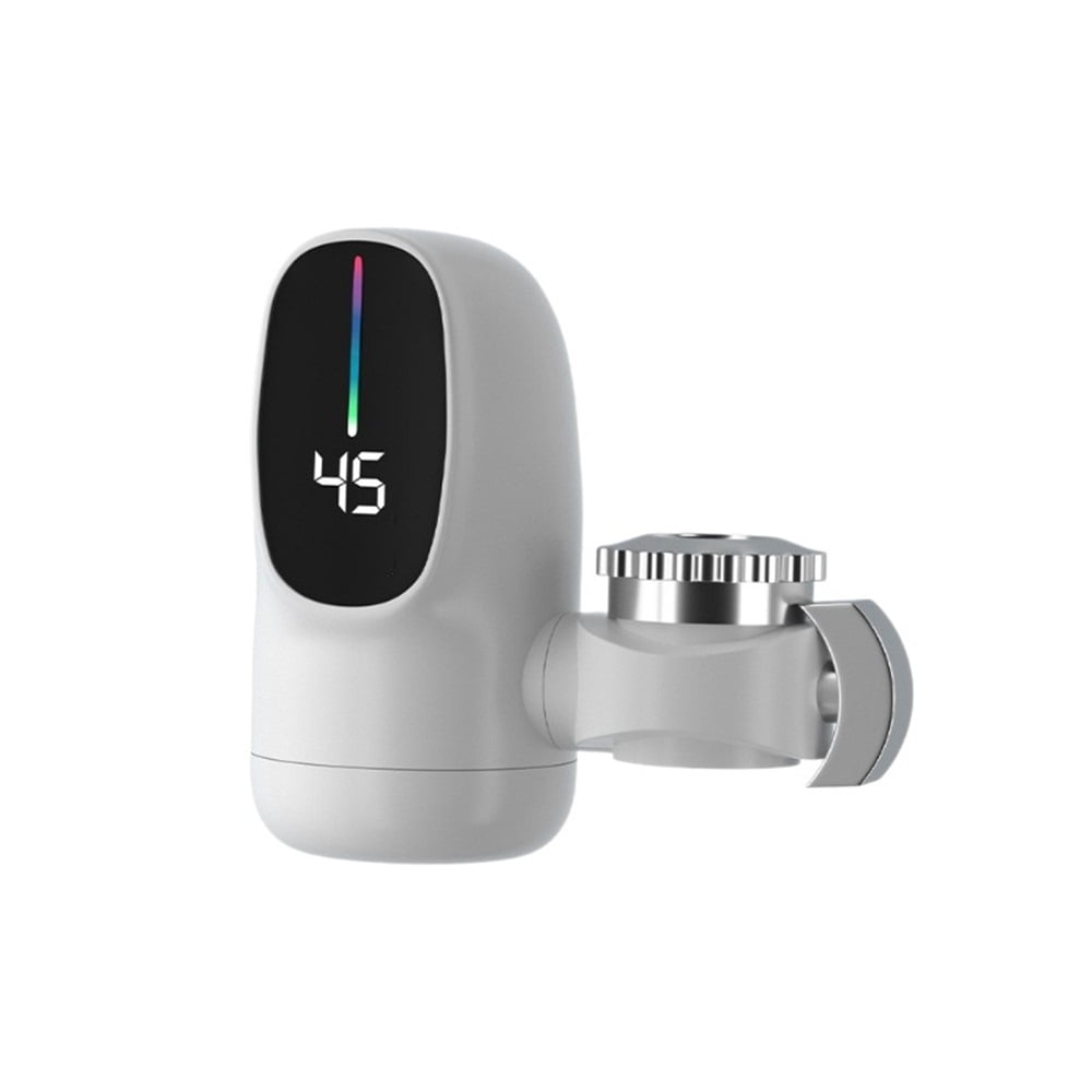 Xusx111 - Grifo De Calefacción Eléctrica, Grifo De Calentador De Agua Caliente Sin Tanque 110v Con Pantalla De Temperatura Led, Calentador De Agua Sin Tanque Instantáneo Para Grifo De Agua Del Grifo D