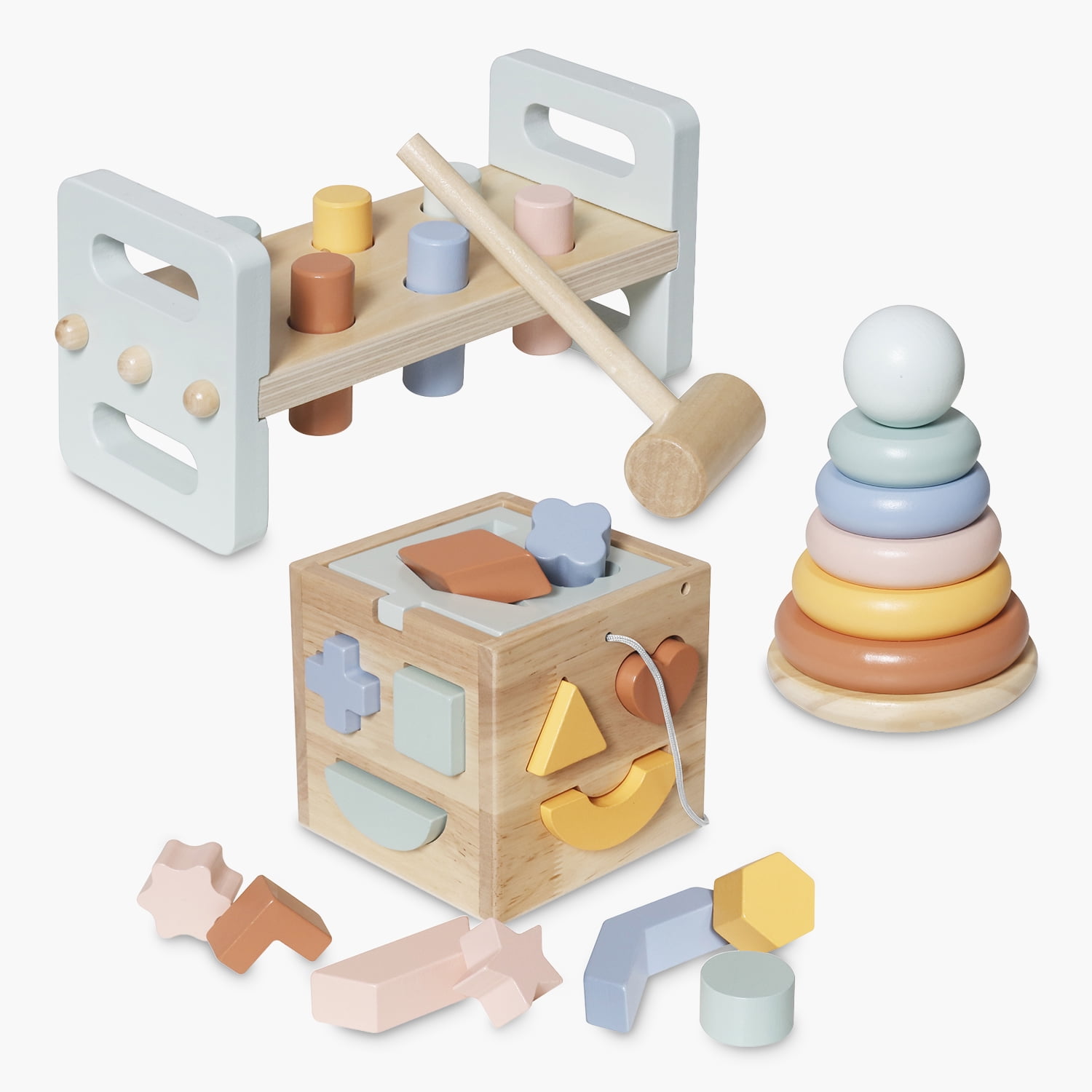 Form Design - Set Infantil De Madera Josefa Celeste