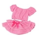 thumbnail image 2 of Vestido de Cuello Barco a Cuadros para Muñecas de 18 Pulgadas, 2 of 3
