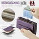 thumbnail image 5 of CaseMe Funda de Cuero para Samsung Galaxy A56 6.7" Tipo Billetera [Bloqueo RFID] con Ranura para Billetes con Zíper y 10 Tarjeteros, Correa de Hombro Magnética de Cuero PU Suave para Samsung Galaxy A, 5 of 13
