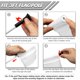 thumbnail image 4 of Bandera de golf KINGTOP, nailon 420D, blanco liso, 20 x 15 cm, paquete de 3, 4 of 7