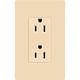 thumbnail image 2 of Enchufe Lutron Claro CAR-15-IV 15A 125V Marfil, 2 of 6