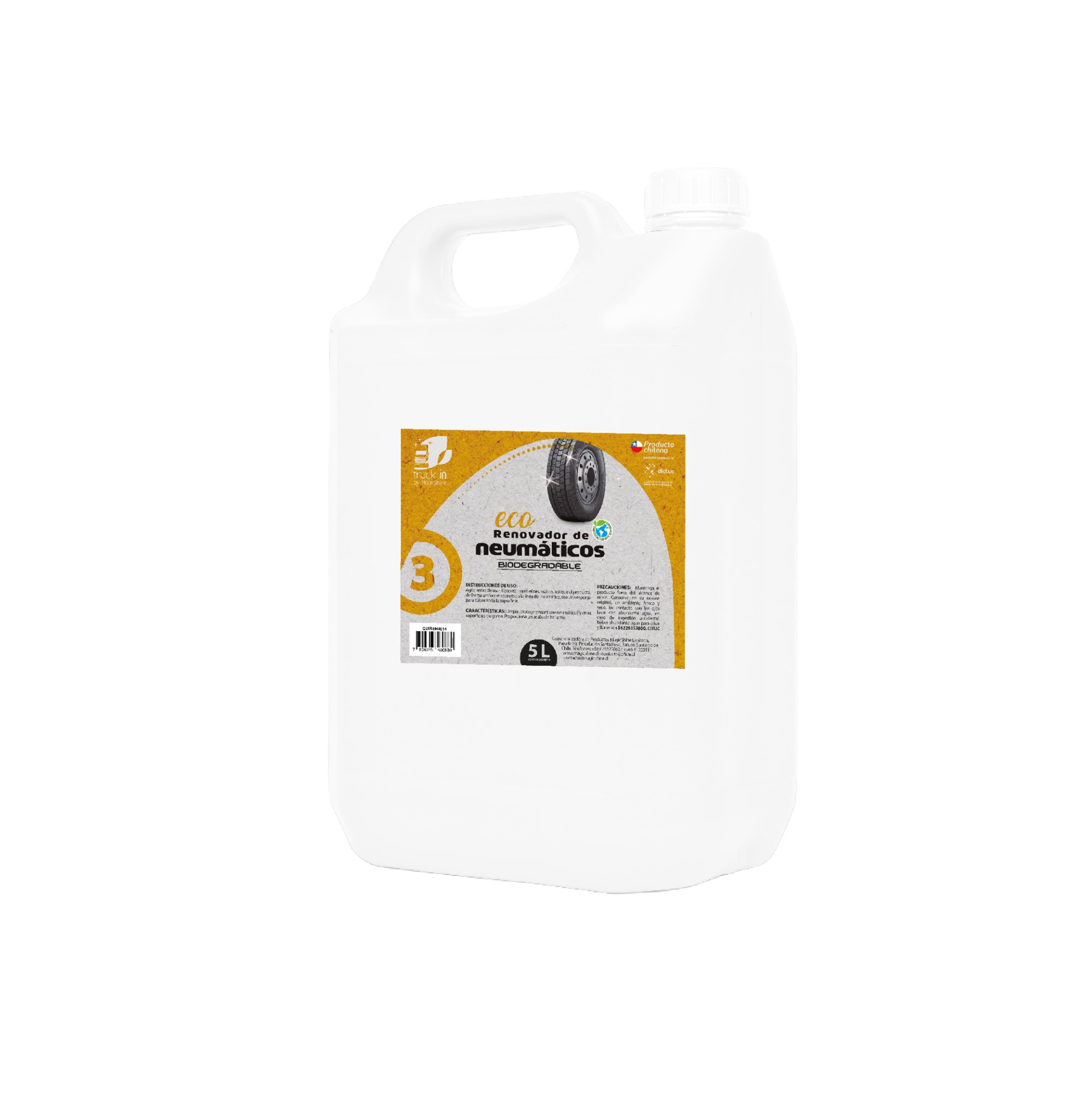 Renovador De Neumaticos Magic Shine 5 Lts