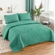 thumbnail image 1 of Cubrecama quilt verano 2 plazas color turquesa, 1 of 3