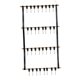 thumbnail image 2 of Organizador De Pared Para Colgar Diademas, Lazos, Cintas Para El Pelo, Color Negro, 2 of 5