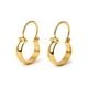 thumbnail image 2 of Aros Argolla Bote 2,7cm Largo N4 Oro 18k 3.10gr Mujer Regalo Dorado, 2 of 7