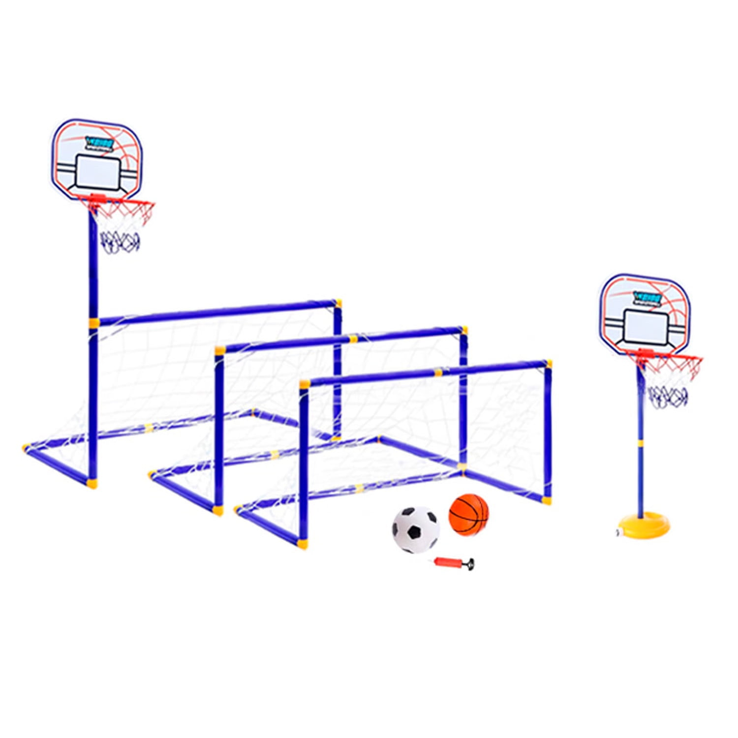 Sdfit - Set Aro Basketball + Arco + Pelotas Zg270-15
