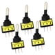 thumbnail image 1 of 5 unids 12 v 20a led luz spst con./desc. 3pins interruptor basculante verde, 1 of 5