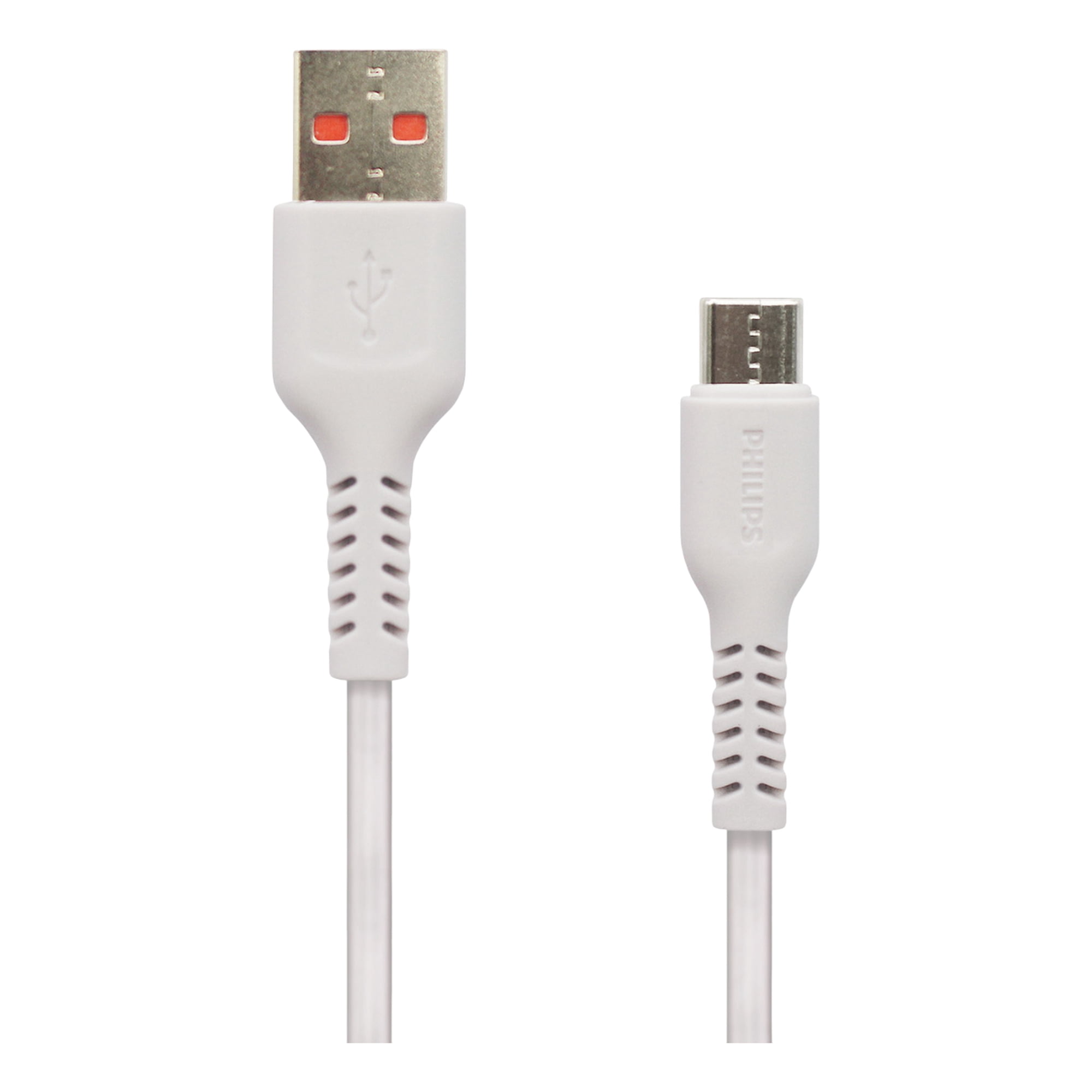 Cable Usb Usb-a 3.0 A Usb-c 2.4a/1m Blanco Philips Dlc2242a